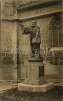 Brassó, Kronstadt, Brasov; Honterus Denkmal / Honterus szobor / statue. H. Zeidner