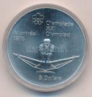 Kanada 1974. 5$ Ag Montreali olimpia - Evezős T:BU Canada 1974. 5 Dollars Ag Montreal Olympic Games - Rower C:BU Krause KM#91