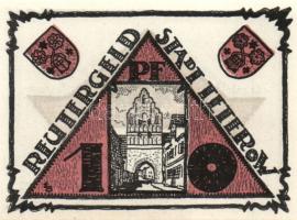 Német Birodalom/Weimari Köztársaság/ Teterow 1922. 10Pf + 25Pf + 50Pf 3klf db, teljes sor T:I