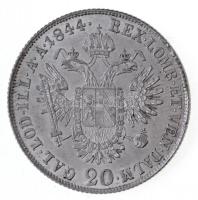 Ausztria 1844C 20Kr Ag "Ferdinánd" (6,69g) T:1-,2 kis ph.
Austria 1844C 20 Kreuzer Ag &qu...