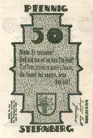 Német Birodalom/Weimari Köztársaság/ Sternberg 1922. 10Pf + 25Pf + 50Pf 3klf db, teljes sor T:I