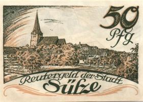 Német Birodalom/Weimari Köztársaság/ Sülze 1922. 10Pf + 25Pf + 50Pf 3klf db, teljes sor T:I