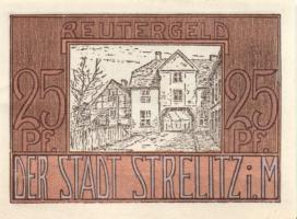 Német Birodalom/Weimari Köztársaság/ Strelitz 1922. 10Pf + 25Pf + 50Pf 3klf db, teljes sor T:I