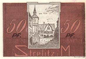 Német Birodalom/Weimari Köztársaság/ Strelitz 1922. 10Pf + 25Pf + 50Pf 3klf db, teljes sor T:I