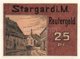 Német Birodalom/Weimari Köztársaság/ Stargard 1922. 10Pf + 25Pf + 50Pf 3klf db, teljes sor T:I