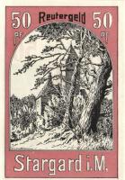 Német Birodalom/Weimari Köztársaság/ Stargard 1922. 10Pf + 25Pf + 50Pf 3klf db, teljes sor T:I