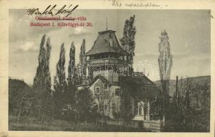 1928 Budapest XII. Okolicsányi-Kuthy villa. Kútvölgyi út 26.