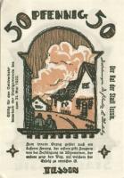 Német Birodalom/Weimari Köztársaság/ Tessin 1922. 10Pf + 25Pf + 50Pf 3klf db, teljes sor T:I-