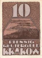 Német Birodalom/Weimari Köztársaság/ Krakow 1922. 10Pf + 25Pf + 50Pf 3klf db, teljes sor T:I