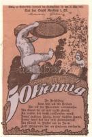 Német Birodalom/Weimari Köztársaság/ Krakow 1922. 10Pf + 25Pf + 50Pf 3klf db, teljes sor T:I