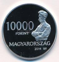2014. 10.000Ft Ag "Spányi Béla halálának 100. évfordulója" tanúsítvánnyal T:PP
