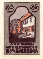 Német Birodalom/Weimari Köztársaság/ Parchim 1922. 10Pf + 25Pf + 50Pf 3klf db, teljes sor T:I