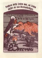 Német Birodalom/Weimari Köztársaság/ Parchim 1922. 10Pf + 25Pf + 50Pf 3klf db, teljes sor T:I