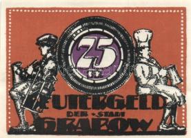 Német Birodalom/Weimari Köztársaság/ Grabow 1922. 10Pf + 25Pf + 50Pf 3klf db, teljes sor T:I