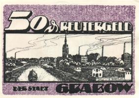 Német Birodalom/Weimari Köztársaság/ Grabow 1922. 10Pf + 25Pf + 50Pf 3klf db, teljes sor T:I