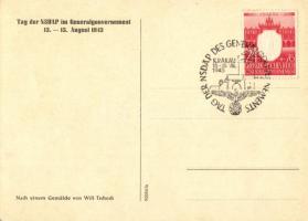 1943 Nicht du bist der Massstab! Sondern die Front! Tag der NSDAP in Generalgouvernement / WWII Germ...