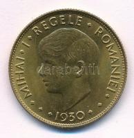 Románia 1930KN 20L Ni-sárgaréz I. Mihály T:1 Romania 1930KN 20 Lei Ni-Brass Mihai I C:UNC KM#50