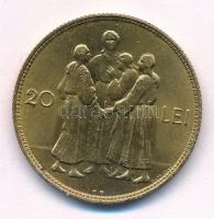 Románia 1930KN 20L Ni-sárgaréz "I. Mihály" T:1
Romania 1930KN 20 Lei Ni-Brass "Mihai...