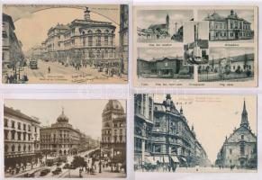 26 db RÉGI magyar városképes lap, jobb lapokkal / 26 pre-1945 Hungarian town-view postcards with better pieces