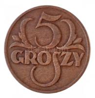 Lengyelország 1934(w) 5g Br Varsó, a forgalomba került érmék közül a legkisebb darabszámban készült ...