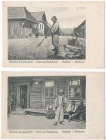 Ruszpolyána, Havasmező, Havaskő, Poienile de sub Munte, Ruspoiana (Máramaros); - 5 db használatlan r...