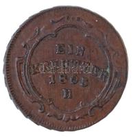 Ausztria / Vorderösterreich 1805H 1kr Cu "II. Ferenc" Günzburg T:1-,2
Austria / Further A...