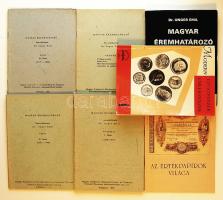 Dr. Unger Emil: Magyar Éremhatározó 1958-61-es kiadású füzetei, összesen 6db: Középkor I-II. (1000-1...