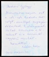 Hódos Mária: Kétezren voltak. Bp.,2006,Saluton. Kiadói papírkötés. A könyvhöz tartozó kártyán a szer...