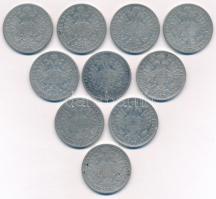 Ausztria 1879-1892. 1Fl Ag "Ferenc József" (10xklf) T:2-3
Austria 1879-1892. 1 Florin Ag ...