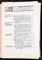 1971-1978 Figyelő. Szemelvények a külföldi múzeumi és restaurátor szakirodalomból. 4 száma. Bp., Múz...