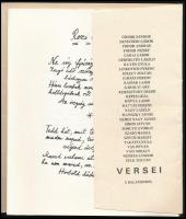 cca 1970 Balatoni almanach. Csoóri Sándor, Devecseri Gábor, és mások versei a Balatonról. [Veszprém]...