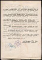 1942 Bp., A budapesti tankerületi kir. főigazgató által küldött levél a zsidó leventekötelezettek tá...