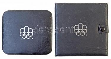2db Montreáli olimpiai dísztok 4-4 férőhellyel 5$ és 10$-os érmék számára, tanúsítványokkal, használt állapotban