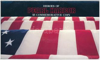 Marshall-szigetek 1991. 5$ Cu-Ni "The heroes of Pearl Harbor" kartonlapon T:1
Marshall Is...