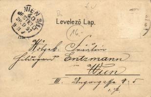 1897 Tata-Tóváros, Tatatóváros; vár, Grófi kastély, katolikus templom, városház, Kegyesrendiek társh...