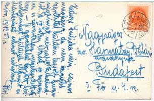 1943 Győr, utcakép télen. photo