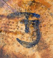 Zsolnay mázas kaspó. formaterv: Török János, Jelzett, kis lepattanásokkal. d:23 cm, m:23 cm