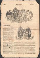 cca 1910-1915 7 db címereket tartalmazó litografált, színes táblák, (hiányos ismeretlen, könyv néhán...