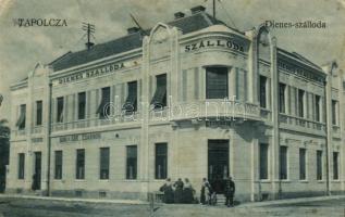 1922 Tapolca, Dienes szálloda, étterem, bor és sörcsarnok. Hangya Szövetkezet kiadása (gyűrődés / crease)