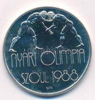 1987. 500Ft Ag "Nyári Olimpia - Szöul 1988" kapszulában T:1 (PP) Adamo EM99