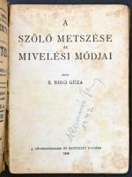 Növényvédelem és kertészet könyvtára 6 kötete: 
K. Györffy Jenő: Kert- és mezőgazdaság hasznos álla...