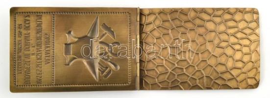 Általános Vas- és Szerszámkereskedelmi Rt. Bp. VII. fém jegyzettömbtartó, 16×9,5 cm