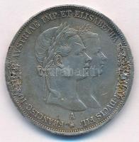 Ausztria 1854A 2G Ag "Ferenc József Császár házasságkötése" (25,94g) T:3- forrasztásnyom, ...