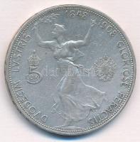 Ausztria 1908. 5K Ag "Ferenc József - Jubileum" T:2-
Austria 1908. 5 Corona Ag "Fran...
