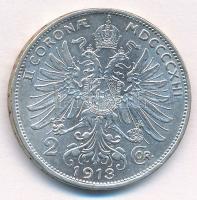 Ausztria 1913. 2K Ag "Ferenc József" T:1-,2
Austria 1913. 2 Corona Ag "Franz Joseph&...
