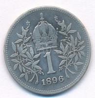 Ausztria 1896. 1K Ag "Ferenc József" T:2- 
Austria 1896. 1 Corona "Franz Joseph"...