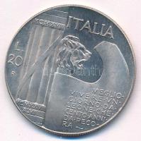 Olaszország 1943. 20L "Mussolini" fantáziaveret T:1- 
Italy 1943. 20 Lire "Mussolini...