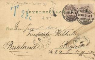 1899 (Vorläufer!) Szolnok, Magy. kir. pénzügyigazgatóság, törvényház, Nemzeti szálloda. Fuchs Lipót ...