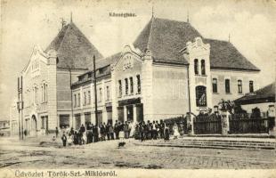 1909 Törökszentmiklós, Községháza, Stummer József üzlete, Munkásotthon (EK)