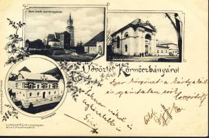 Körmöcbánya with synagogue (EB)